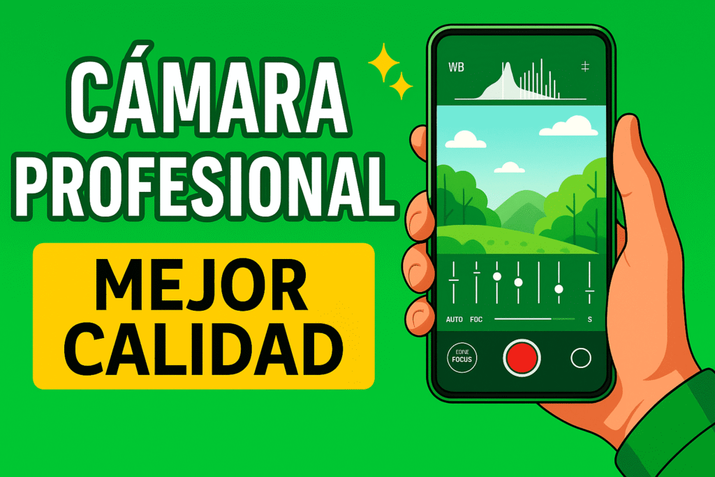 cámara profesional para android