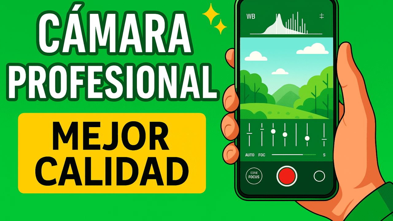 cámara profesional para android