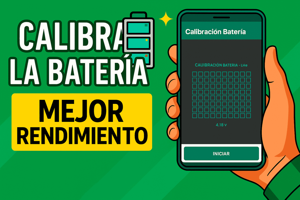 calibra la batería
