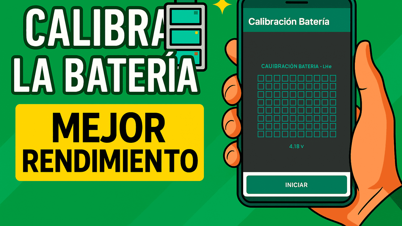 calibra la batería