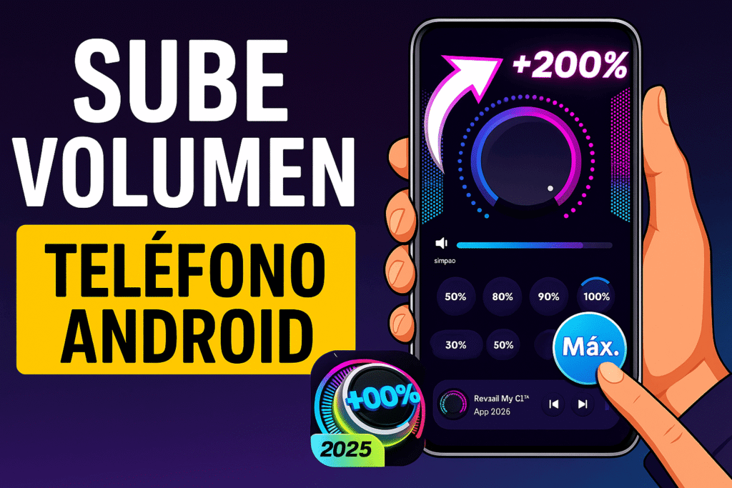 subir volumen