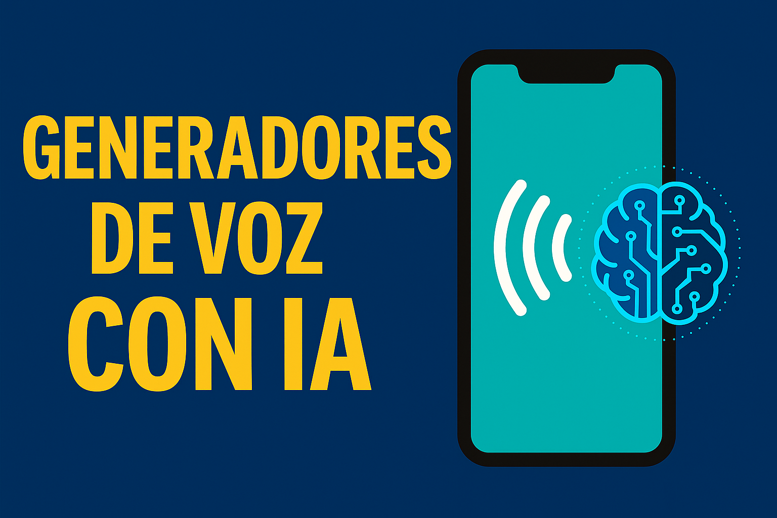 generadores de voz con inteligencia artificial