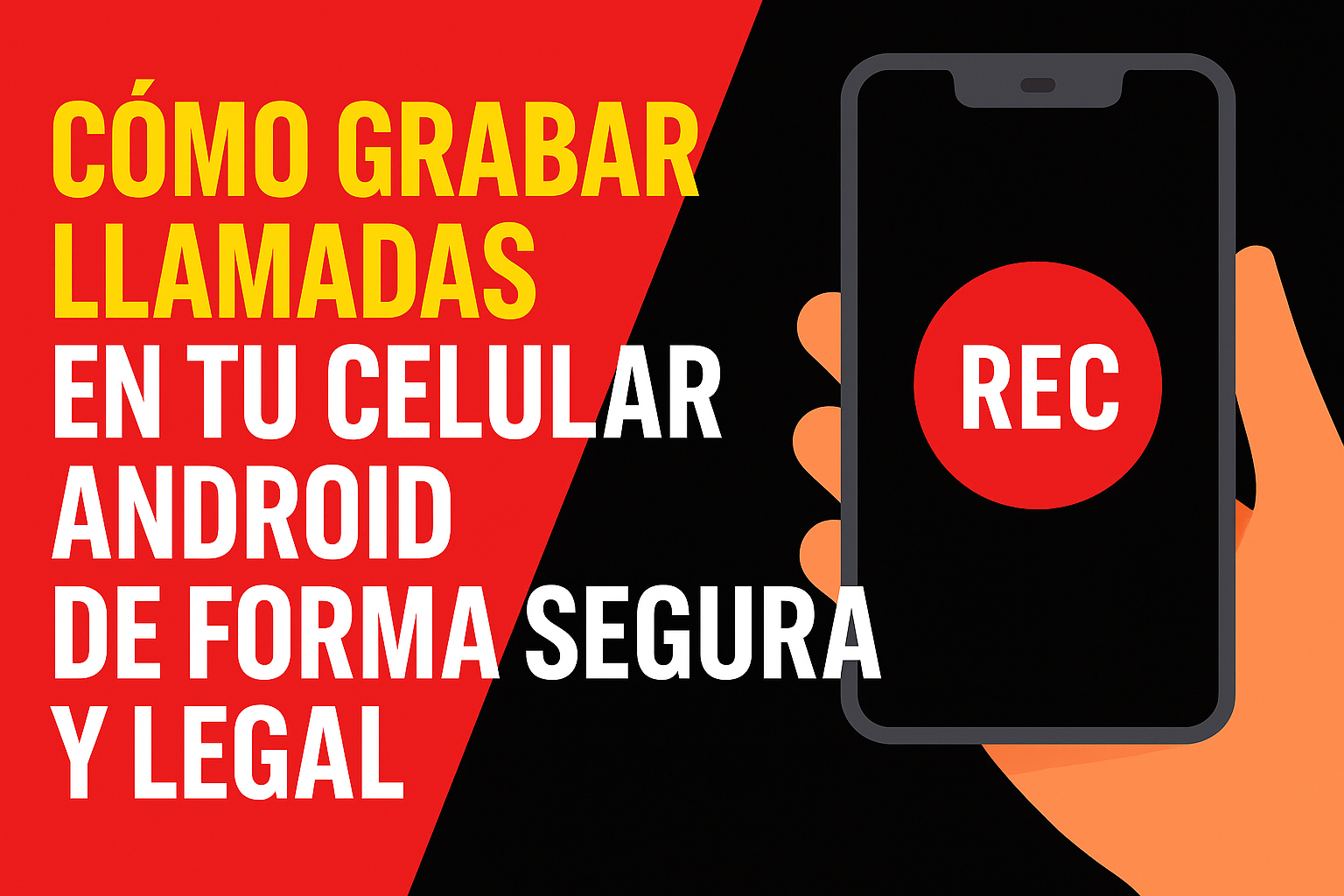 Cómo grabar llamadas en tu celular Android de forma segura y legal