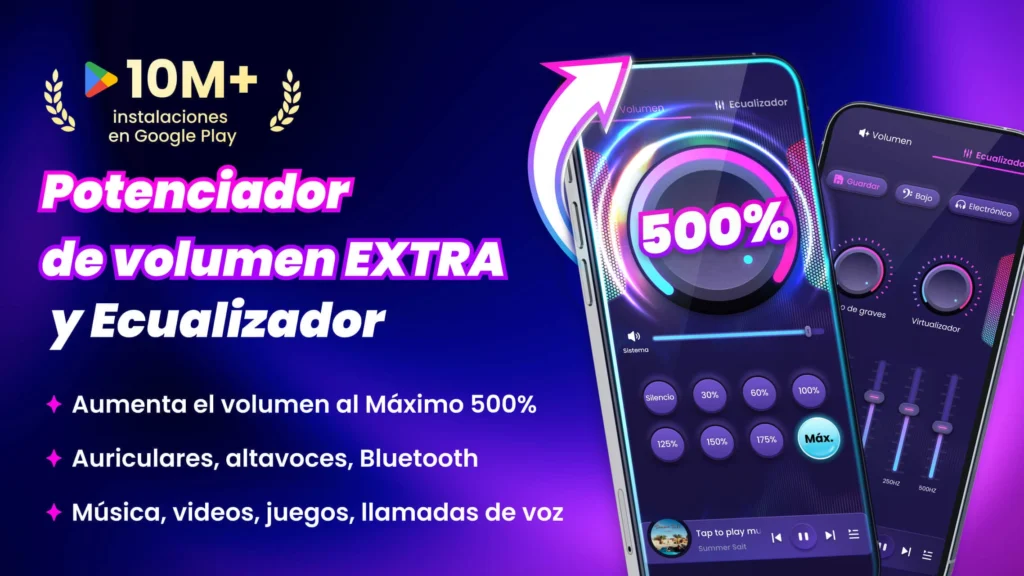 subir volumen