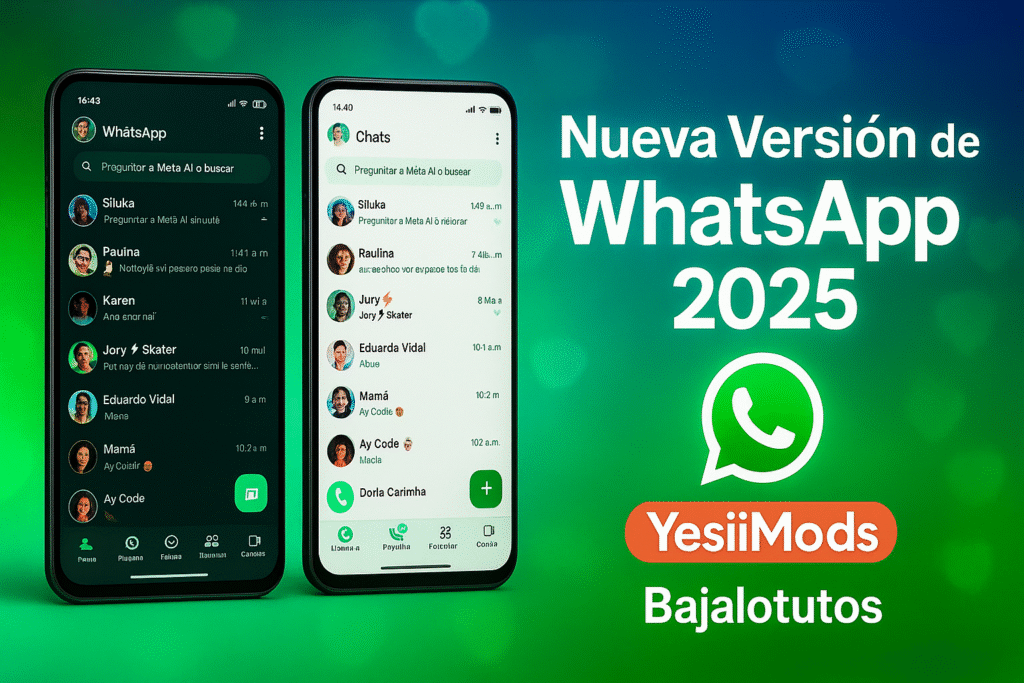 nueva versión de WhatsApp 2025