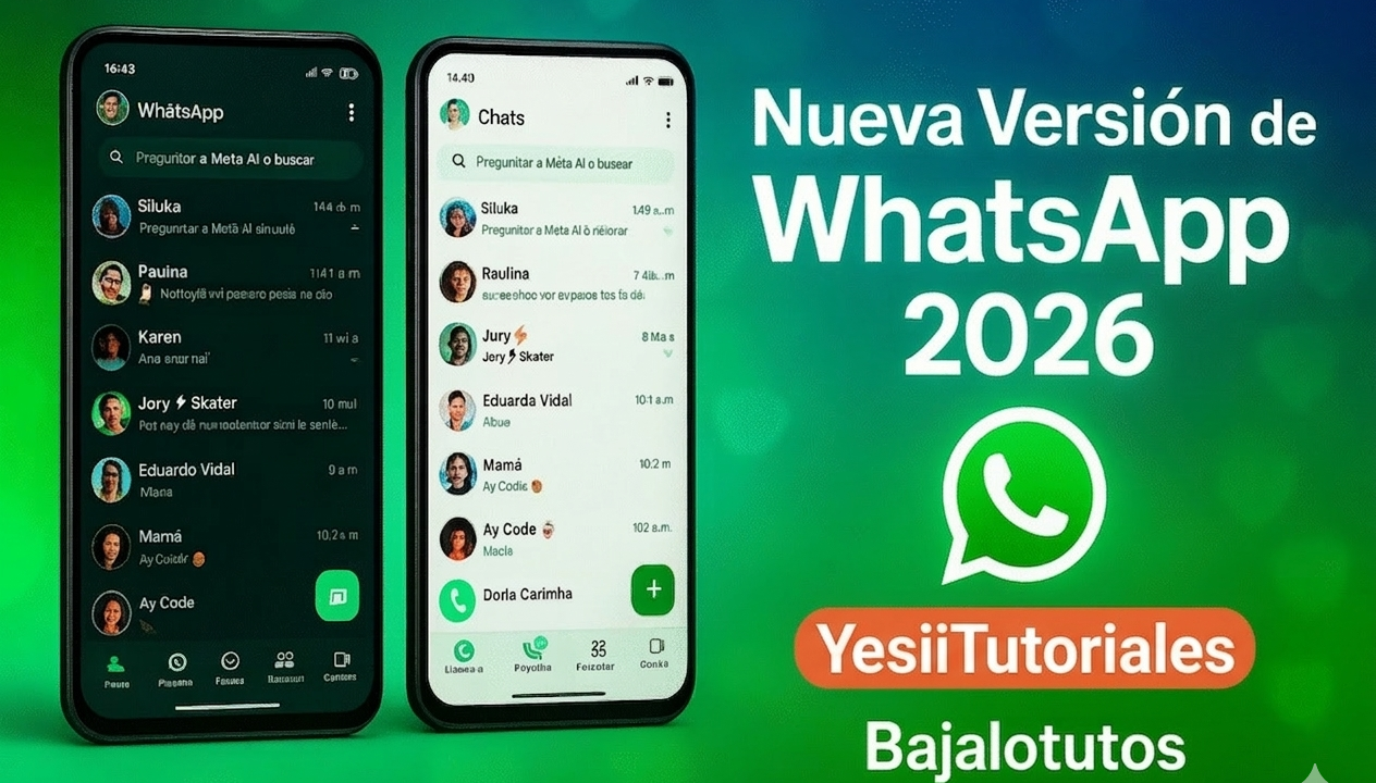 nueva versión de WhatsApp 2026